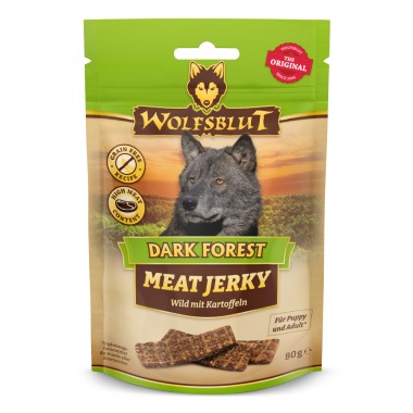 Wolfsblut Meat Jerky, Dark Forest, Wildf mit Kartoffeln, 80 g, WB785643