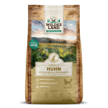 Wildes Land Classic Adult, Trockenfutter, Huhn mit Kartoffeln, 12 kg, WL515985