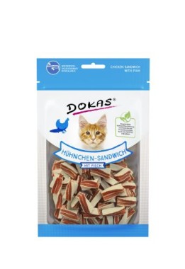 Dokas Hühnchen-Sandwich mit Fisch 70 g (Katze) 201714