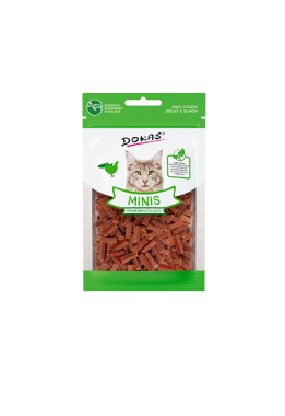 Dokas Minis Hühnerbrust & Lachs 30 g (Katze) 204111