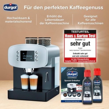 Preview: durgol swiss espresso Spezial-Entkalker für alle Kaffeemaschinen, 125 ml (2er Pack), 630015