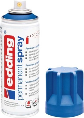 Edding  Permanent Spray, Acryllack, 903 Enzianblau Matt 200 ml, 95660