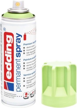 Edding Permanent Spray, Acryllack, 917 Pastellgrün Matt 200 ml, 95688