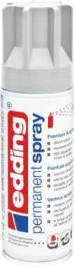 Edding Permanent Spray, Acryllack, 925 Lichtgrau Matt 200 ml, 95704
