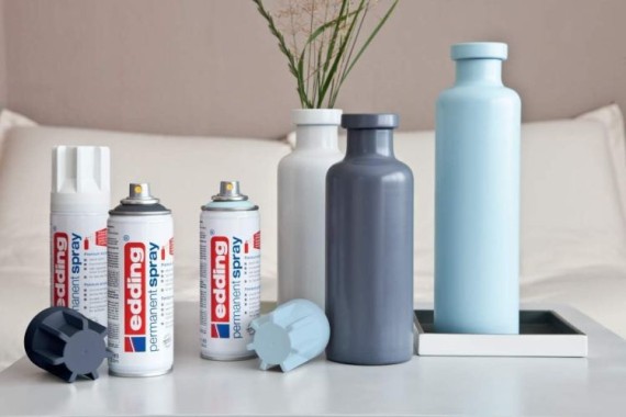 Edding Permanent Spray, Acryllack, 927 Anthrazit Matt 200 ml, 95706