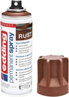 Edding  Permanent Spray, Acryllack, 936 Rosteffekt Matt 200 ml, 500200