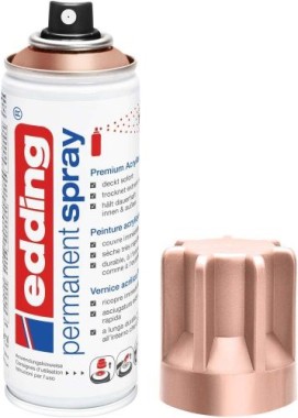 Edding  Permanent Spray, Acryllack, 937 Rosegold Matt 200 ml, 500198