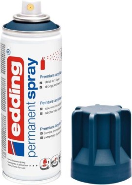 Edding  Permanent Spray, Acryllack, Elegant Nachtblau Matt 200 ml, 500192