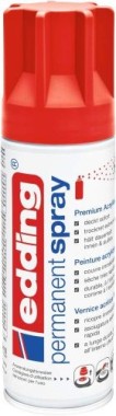 Edding Permanent Spray, Acryllack, 902 Verkehrsrot Matt 200 ml, 95658