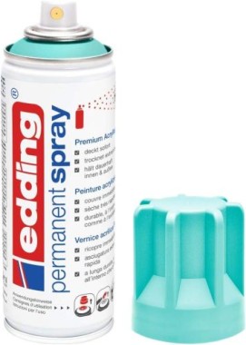 Edding Permanent Spray, Acryllack, 934 Opulent Türkis Matt 200 ml, 500194