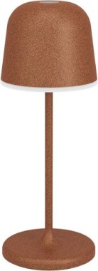EGLO LED Mannera-S Tischlampe, touch, rostfarben, In- und Outdoor, 901879