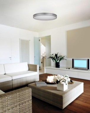 EGLO LED Deckenleuchte Orotava, dimmbar mit Fernbedienung, DM 39,5 cm, 75705