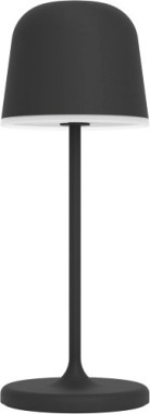 EGLO LED Mannera-S Tischlampe, touch, schwarz, In- und Outdoor, 901877