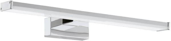 EGLO LED Spiegelleuchte Galenzana-E, aus Aluminium und Kunststoff in Chrom und Silber, neutralweiß, IP44, 74051