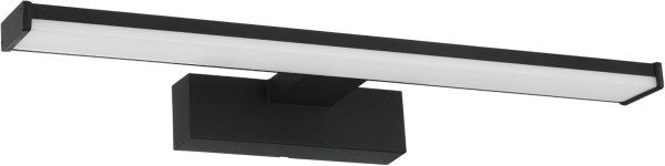 EGLO LED Spiegelleuchte Galenzana-E, aus Aluminium und Kunststoff in Schwarz, neutralweiß, IP44, 74061