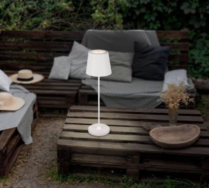 EGLO LED Tischlampe Cabozo, Außenlampe Touch dimmbar, 75793