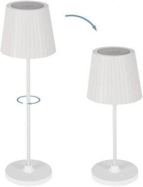 EGLO LED Tischlampe Cabozo, Außenlampe Touch dimmbar, 75793