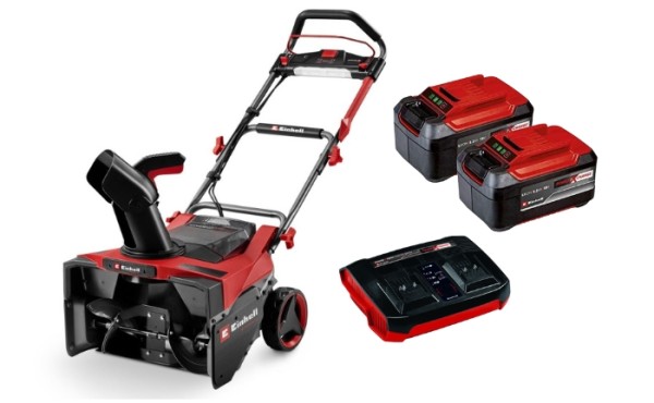 Einhell Schneefräse SET GP-ST 36753 Li E BL inkl. 2x5.2Ah PXC Twinpack, 3417021 4512042