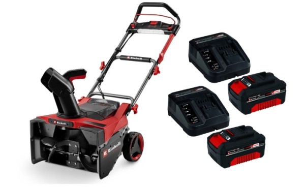 Einhell Schneefräse Set GP-ST 36/53 Li E BL inkl. 2x5.2Ah Starterkits, 3417021 4511526 4512069
