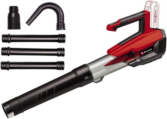 Einhell Akku-Laubbläser GE-LB 18/200 Li GK-Solo Power X-Change (Li-Ion, 18V, Axial-Impeller-Technologie, Blasleistung 670 m³/h, Dachrinnen-Reinigungsset, ohne Akku & Ladegerät) 3433550