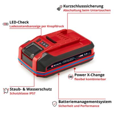Einhell Akku 18V 3,0Ah SEALED PXC Plus A2 4511618