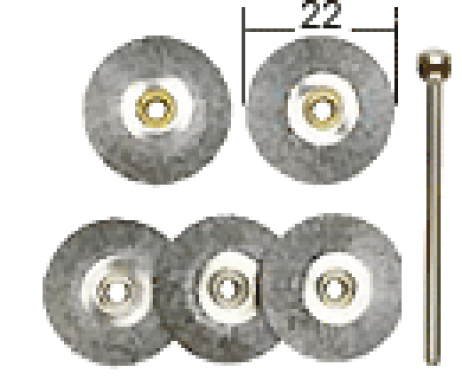 Proxxon Stahlbürsten Rad, 5 Stück, 28952