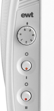 ewt Wärmewellen-Heizgerät Clima 15 TLS, 1500 W, Weiß, 201515