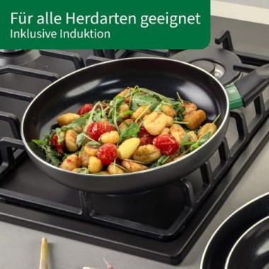 Preview: Fackelmann Chefkoch Aluminium-Pfanne Bielefeld Ø28 cm, mit Keramik-Antihaft-Beschichtung, 23365