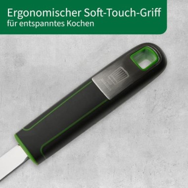 Fackelmann Chefkoch Brat- und Backpinsel Premium – Zum Einpinseln von Marinaden & Soßen, 24,5 cm, 23114