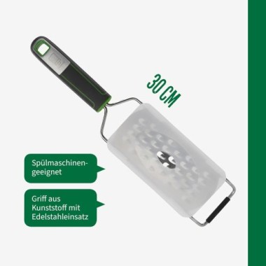 Preview: Fackelmann Chefkoch Handreibe Grob Premium, mit ergonomischem Griff, 23126