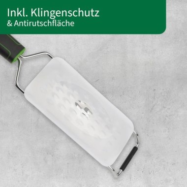 Fackelmann Chefkoch Handreibe Grob Premium, mit ergonomischem Griff, 23126