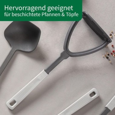 Preview: Fackelmann CHEFKOCH Kartoffelstampfer Köln. Hitzebeständig bis 270°C, Spülmaschinengeeignet, 23524