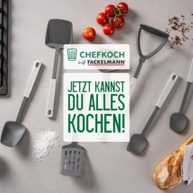 Fackelmann CHEFKOCH Kartoffelstampfer Köln. Hitzebeständig bis 270°C, Spülmaschinengeeignet, 23524