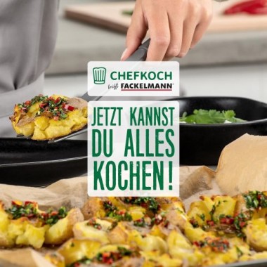 Fackelmann Chefkoch Multigabel aus Kunststoff, geeignet für beschichtete Töpfe und Pfannen, 23057