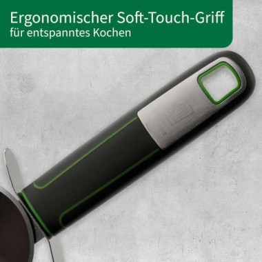 Fackelmann Chefkoch Pizzaschneider Premium – Perfekt für Pizza, Flammkuchen & Co, 18 cm, 23111