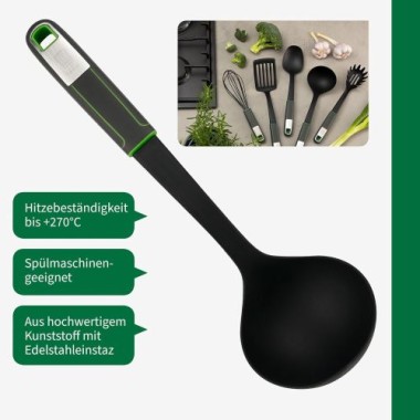Preview: Fackelmann Chefkoch Schöpflöffel - ideal zum Servieren und Schöpfen von Suppen & Co., 23103