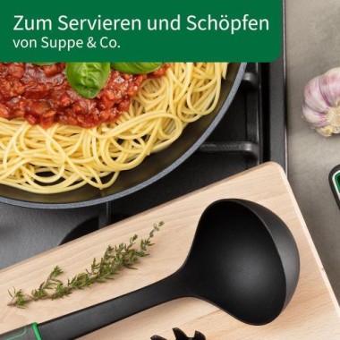 Preview: Fackelmann Chefkoch Schöpflöffel - ideal zum Servieren und Schöpfen von Suppen & Co., 23103