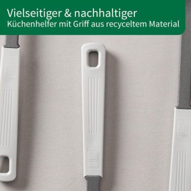 Fackelmann Chefkoch Spitzlöffel Köln, hitzebeständig bis 270°C, aus recyceltem Material, 23526