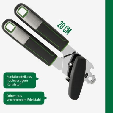 Preview: Fackelmann Dosenöffner Premium – Schneidrad für ein einfaches Öffnen von Dosen & Konserven, 23116