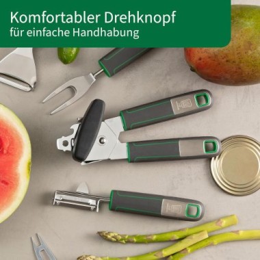 Fackelmann Dosenöffner Premium – Schneidrad für ein einfaches Öffnen von Dosen & Konserven, 23116