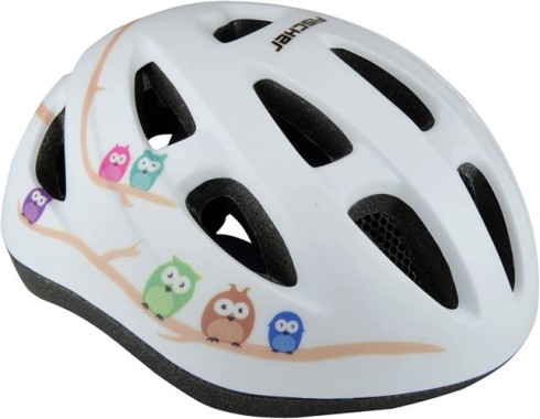FISCHER Fahrradhelm Kinder Eule S/M, 55-59 cm, 86107