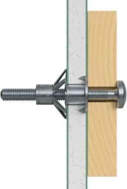 fischer Hohlraum-Metalldübel HM 4 x 45 S B im Beutel, 20 Stück, 518729