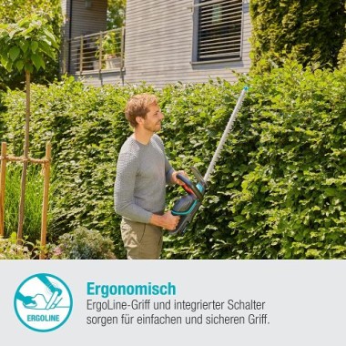 Gardena Akku-Heckenschere ComfortCut 60/18V P4A, solo, 14731-55