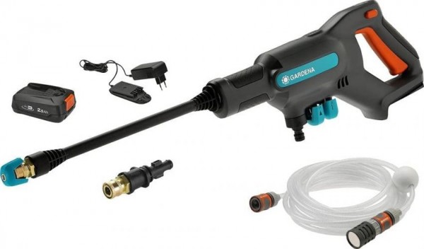 GARDENA AquaClean 24/18V Ready-To-Use Set - Aktion Mitteldruckreiniger 24 bar 14800-32