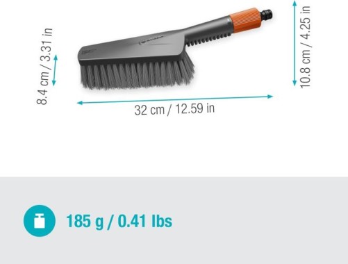 Preview: Gardena Cleansystem Wasch-Set mit Handbürste M soft, inkl. Reinigungsstick, 18863-20