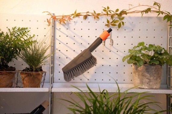 Gardena Cleansystem Wasch-Set mit Handbürste M soft, inkl. Reinigungsstick, 18863-20