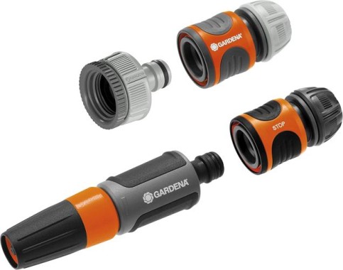 Gardena Grundausstattung mit Anschlussteilen für 13 mm (1/2 Zoll)- und 15 mm (5/8 Zoll)-Schläuche 1829120