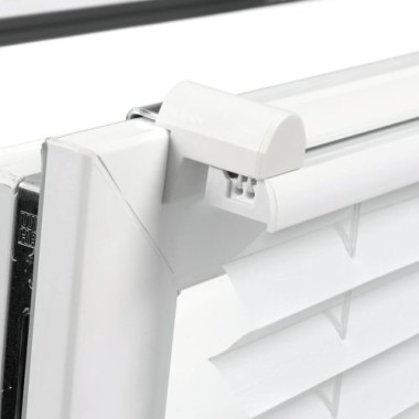 Preview: Gardinia EASYFIX Plissee mit 2 Bedienschienen, 70 x 130 cm, Weiß, 31258