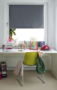 Preview: Gardinia Easyfix Thermo Rollo, 75 x 150 cm, Schiefer, 12545