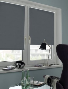 Gardinia Easyfix Thermo Rollo, 75 x 150 cm, Schiefer, 12545